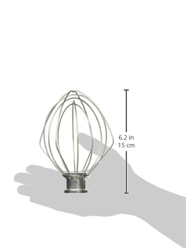 KitchenAid K45WW Accesorio monta claras para el robot de cocina 5KSM90/150, 150 W, 4.3 litros, Acero Inoxidable