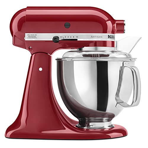 KitchenAid KSM150PSER - Batidora amasadora, color rojo (potencia 325)