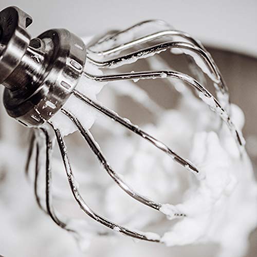 Kitty Professional Batidor de acero inoxidable para robot de cocina KitchenAid Mini – Varillas profesionales turbine – Apto para lavavajillas