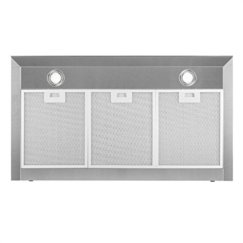 KLARSTEIN Finessa Campana Extractora - De Pared, Potencia extracción 635 m³/h, Frontal táctil de Cristal, Eficiencia energética A, Diseño Moderno, Temporizador, Ancho 90 cm, Acero Inoxidable