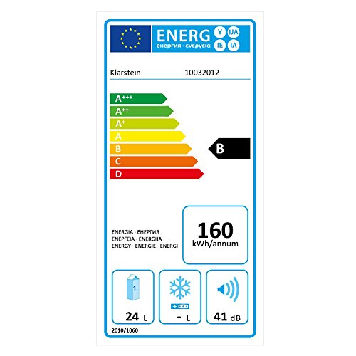 Klarstein Vinovista Picollo - Refrigerador para bebidas, Nevera para vinos, 24L, 8 botellas, 3 rejillas de metal, Iluminación LED, Silencioso, Temperatura de 8 °-18 °C, Negro-Plateado