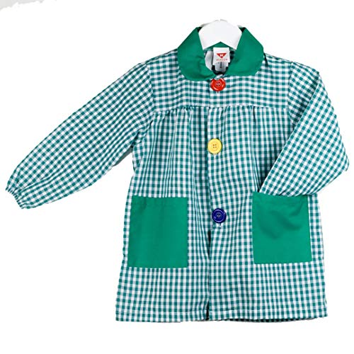 KLOTTZ - BABI CUADROS GUARDERIA Niñas color: VERDE talla: 6