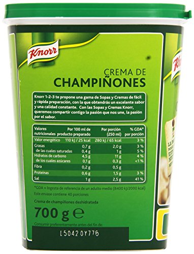 Knorr - Crema de champiñones - 700 g
