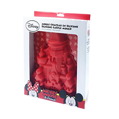 Knorrtoys 38022 Knoortoys Disney Castle-Silicone - Sartén para hornear (silicona), multicolor