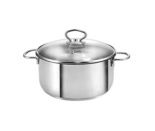 Kopf 124696 Olla Baja Merkur, Ø 16 cm, Altura 7,5 cm, 1 litro, Acero Inoxidable