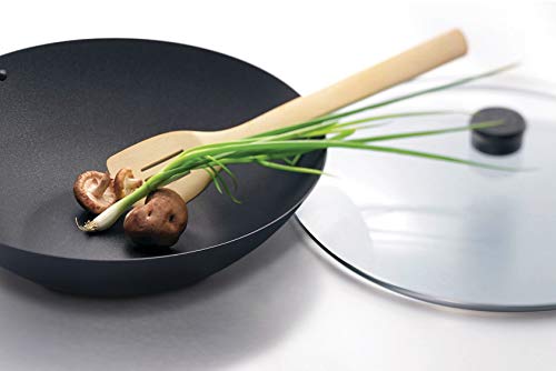 KUHN RIKON Ligero con Antiadherente, Joyce Chen, Apto para inducción, Acero, Negro, 24 cm