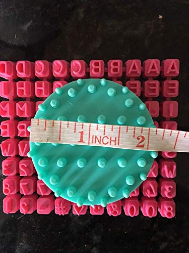La Botica del Pastelero Sellos para Galletas, Fondant, Ceramica, Arcilla –decoración - Personalizable Set con Letras números y símbolos Independientes – CREA Mensaje Personalizado, Estampar