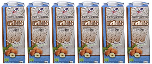 La Finestra Sul Cielo Bebida Vegetal de Arroz con Avellanas - Paquete de 6 x 1000 ml - Total: 6000 ml