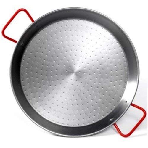 LA IDEAL - Paellera valenciana para 8 personas, 38 cm, Gris