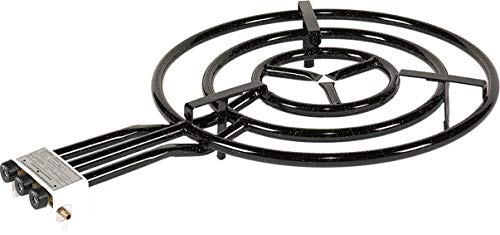 La Valenciana 20600 Paellero 60, negro, 60 cm
