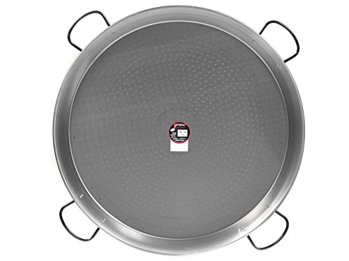 La Valenciana Vaello Campos Paellera Acero Pulido de 90 cm