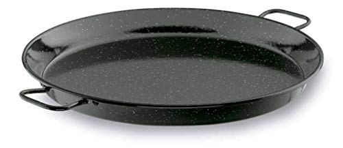 Lacor - 60141 - Paellera Esmaltada 40 cms. - Negro
