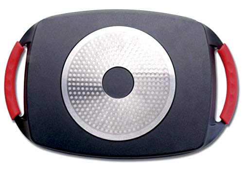 Lacor Plancha Grill Eco Piedra, Negro, 25'5 x 20 cm