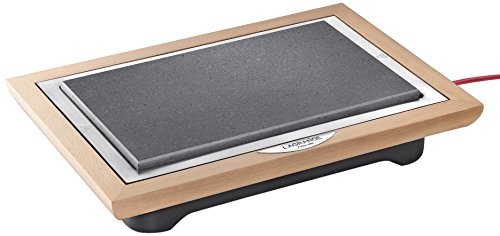 LAGRANGE 199002 - Barbacoa (1100 W, Barbacoa de contacto, Eléctrico, Mesa, Grid, Negro, Madera)