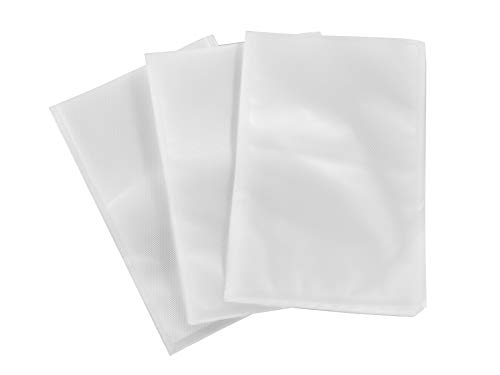 Leifheit Bolsas para envasar al vacío (20 x 30 cm), bolsa porta alimentos sin BPA, bolsas transparentes lavables para conservar alimentos, 50 unidades