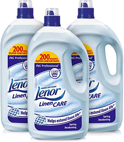 Lenor Professional Frescor De Primavera Suavizante - 4 L, 570 Lavados, Pack de 3