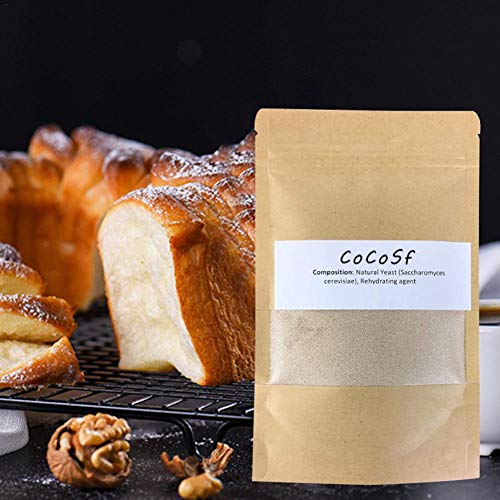 Levadura Seca instantánea, levadura de Pan Levadura Seca Activa Levadura de Leva Levadura instantánea de acción rápida para Hornear en la Cocina Suministros de Pan