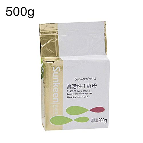 Levadura seca Levadura instantánea Levadura orgánica Levadura sin gluten Levadura de pan Levadura nutricional de la cocina Suministros para hornear para uso doméstico 100 / 500g +1 Taza medidora