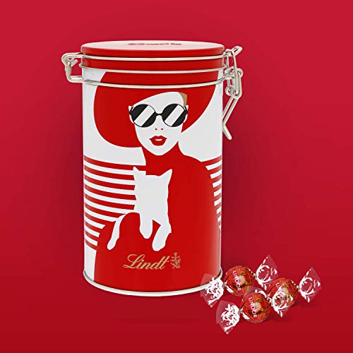 Lindt Lindor Lata de Bombones de Chocolate con Leche - Aprox. 18 Bombones, 225 g