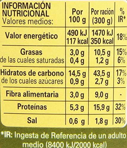 LITORAL Hoy Legumbres Garbanzos con su sofrito - Plato Preparado de Garbanzos Sin Gluten - 440g
