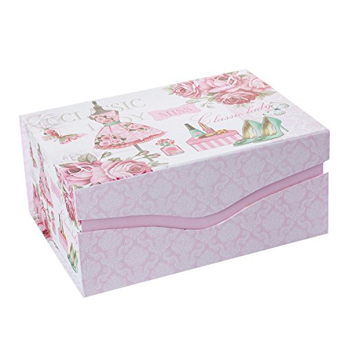 London Boutique Juego de Taza de té y platillo para café, 2 Unidades, diseño Vintage de Flores, Porcelana, Color Rosa