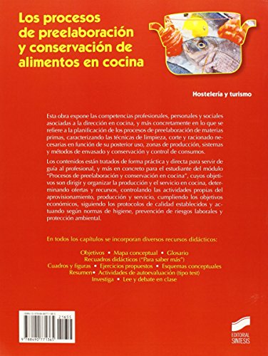 Los procesos de preelaboración y conservación de alimentos en cocina: 55 (Hostelería y Turismo)