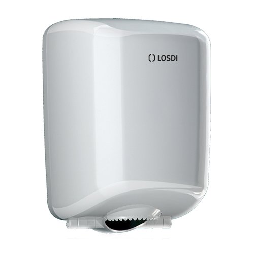 Losdi CP-521-B Dispensador Papel Mecha, Blanco