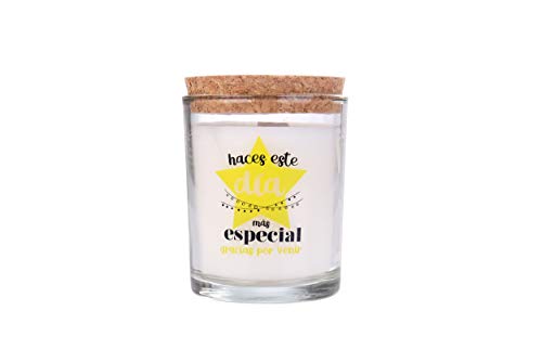 Lote de 20 Velas Frases Gracias por Venir - Velas, velitas para Detalles, Regalos y Recuerdos para Bodas, Bautizos, Comuniones y Cumpleaños