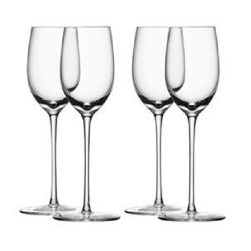 LSA International - Bar - Set de 4 Catavinos, 190ml, Óptica clara