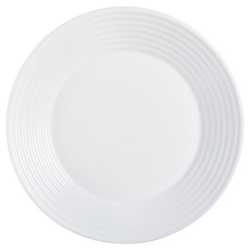 Luminarc Harena N&B Vajilla de 18 Piezas, Blanco Y Negro
