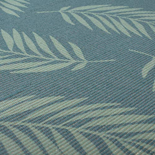 LUUK LIFESTYLE Alfombra con Hojas de Palma, Hojas de Palmera, 60x90 cm, Corredor de Alfombra para baño, salón, Sala de Estar, Sala Juvenil, guardería, Regalo