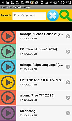 Lyrics for Ty Dolla Sign
