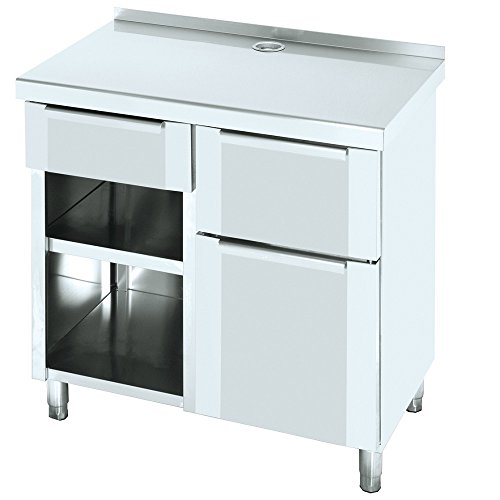 Macfrin 1209 Mueble de 100X60 Cafetero Trasbarra