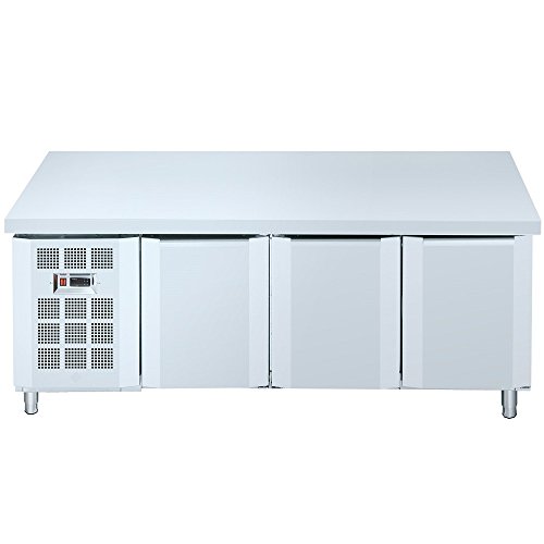 Macfrin 712C Mesa Fría Central 199X60 GN23 de 3 Puertas