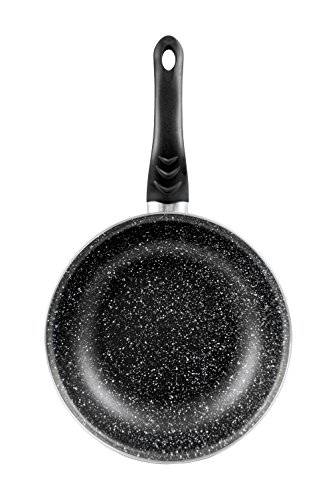 Magefesa Jordan Juego De Sartenes, Acero Vitrificado, Negro