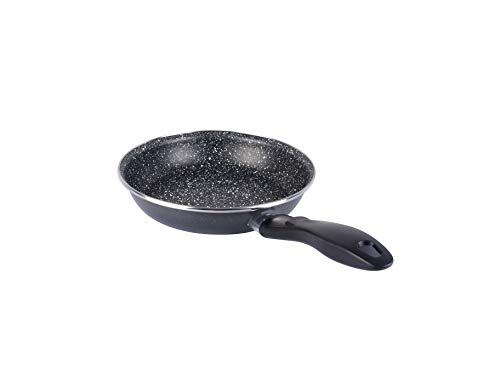Magefesa K2 Gransasso Lote 3 sartenes 20Ø24Ø28Ø, Fabricado en Acero vitrificado. Antiadherente bicapa Reforzado Efecto Piedra, Color Gris Moteado. Válido para Todo Tipo de Fuegos Esmaltado