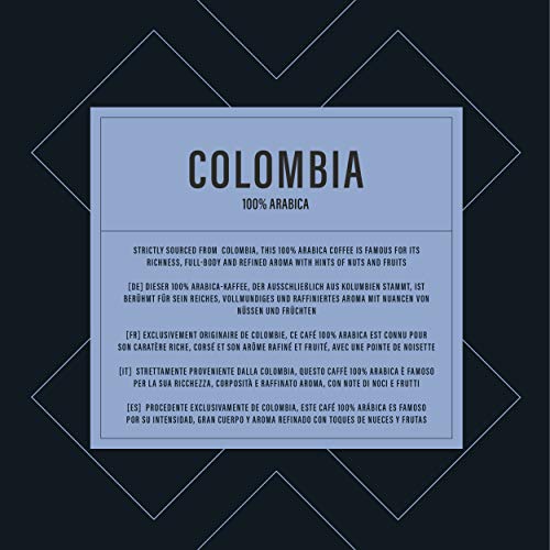 Marca Amazon - Happy Belly Café molido "COLOMBIA" (4 x 250g)