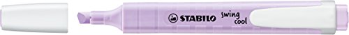 Marcador fluorescente STABILO swing cool - Caja con 10 unidades - Color violeta