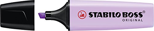 Marcador STABILO BOSS Original Pastel - Caja con 10 unidades - Color brisa violeta