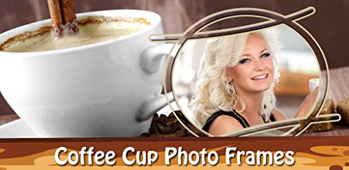 Marcos de fotos de la taza de café