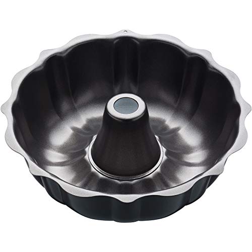 masterclass Molde con Agujero, Acero, Negro, 25 cm