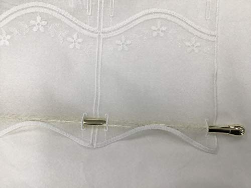 mauro Visillo para Ventana y Puerta-Visillo Panel Ancho 45/60/80 cm- (80x211 cm)