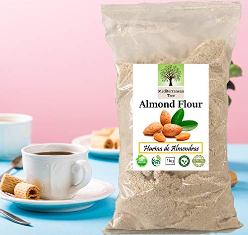 Mediterranean Tree Harina de Almedras, Sin Gluten, Molida Fina - 1 Kg