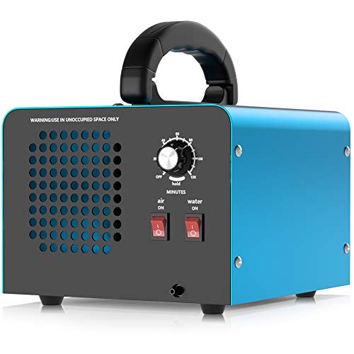 MELOPHY Generador de ozono, 28000mg / h Dispositivo de ozono con 2 Modos, purificador de Aire de ozono Industrial con Temporizador, para Habitaciones, garajes, Granjas, hoteles, Limpia hasta 300㎡