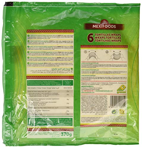 Mexifoods, Pane con harina integral envasado - 370 gr