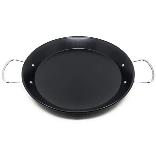 MGE - Paellera de Inducción en Acero al Carbono - Cazuela para Paellas - Revestimiento Antiadherente - Apto para Todo Tipo de Fuegos - Inducción - Ø 36 cm
