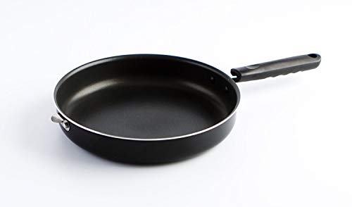 MGE World - Doble Sartén Voltea Tortillas - Vitro-Inducción - Diámetro 24 cm - Negra