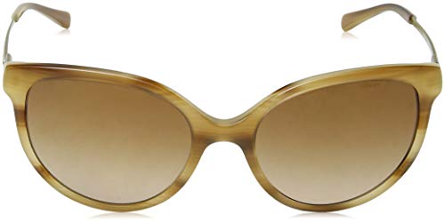 Michael Kors Abi Gafas de sol, Blonde Horn 329113, 55 Unisex-Adulto