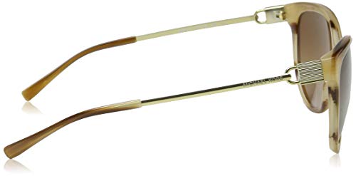 Michael Kors Abi Gafas de sol, Blonde Horn 329113, 55 Unisex-Adulto