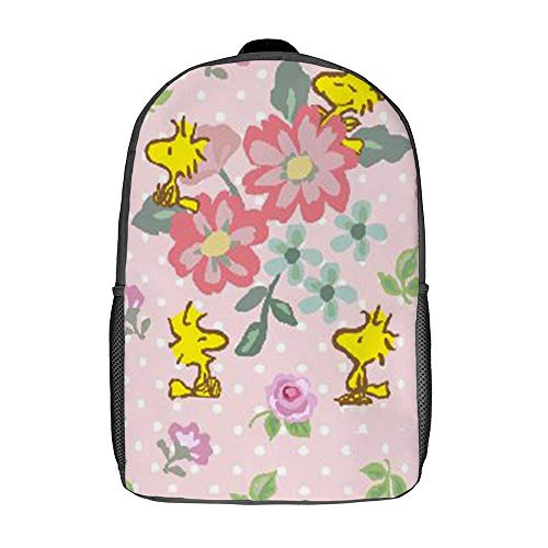Mochila de día de Flores de Cacahuete para la Escuela, Bolsa de Viaje, para Hombres y Mujeres, Adolescentes y Colegio, 17 Pulgadas